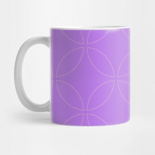 purple  geometric pattern Mug